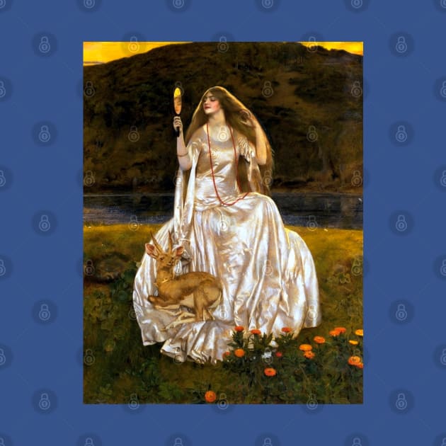 The Damsel of the Lake, Called Nimue the Enchantress - Frank Cadogan Cowper by forgottenbeauty