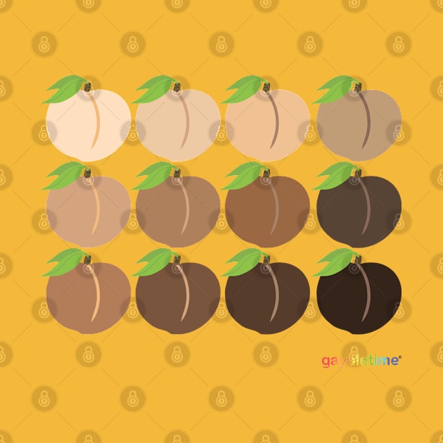 Peach Emoji Grid by GayOleTime