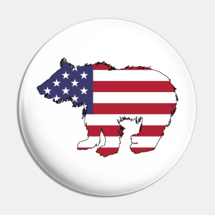 American Flag Beaar Cub Pin