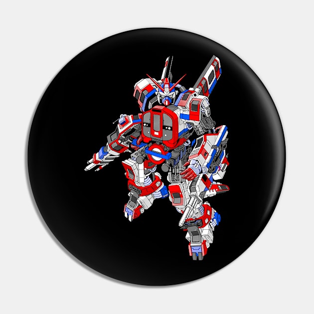 London Gundam Tube Pin by Oddhouse