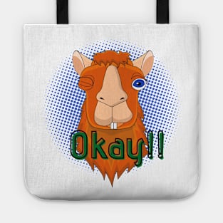 Okay Llama Art Tote