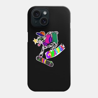 Cow-abunga  skater Phone Case