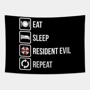 Eat, Sleep, Repeat - Resident Evil Tapestry