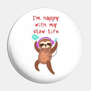 sloth dancing happily Pin