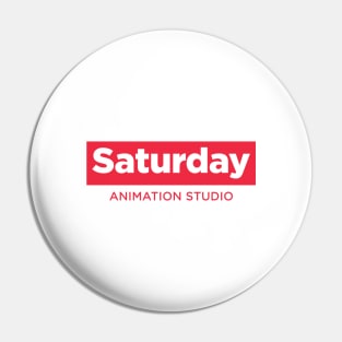 Saturday color - Large logo Pin