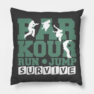 Parkour jump run survive Pillow