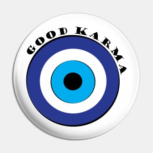 Evil Eye, Good Karma Pin