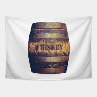 Rustic American Whiskey Barrel Tapestry