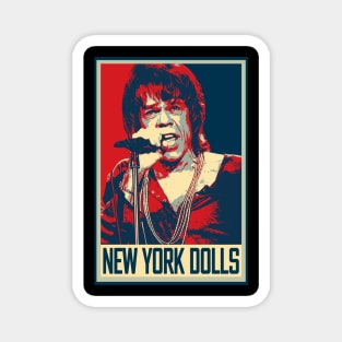 New York Dolls Glam Rock Pioneers Magnet