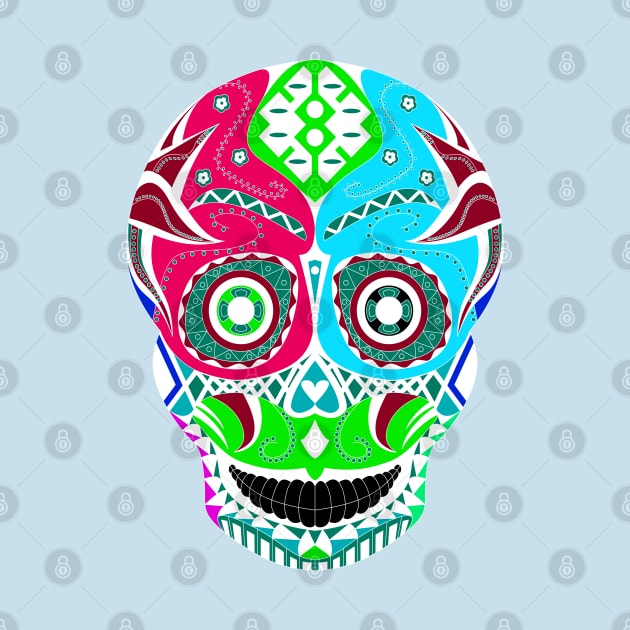 sugar skull of death ecopop by jorge_lebeau