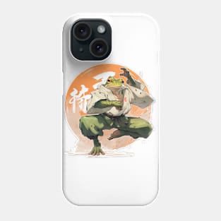 karate frog Phone Case