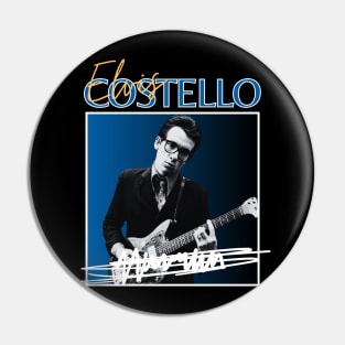 Elvis costello///original retro Pin