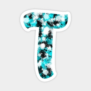 Paint Splash Letter T Magnet