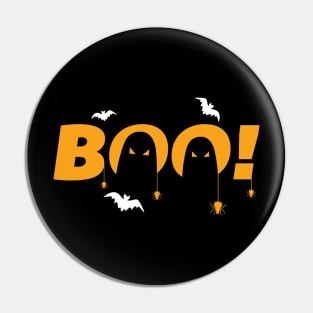 Boo-Scary-witch-halloween Pin