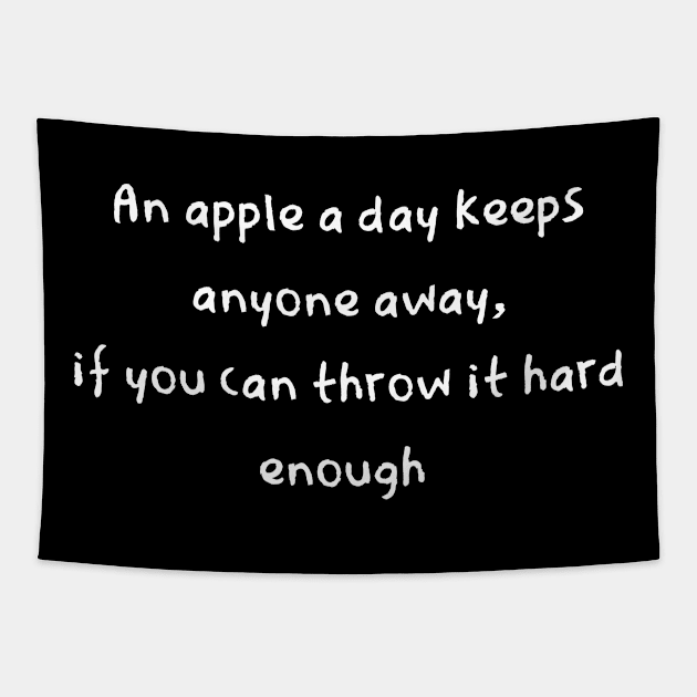 An apple a day Tapestry by Word and Saying