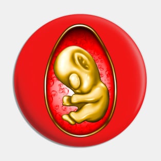 Millennium Baby Alien Toy Pin