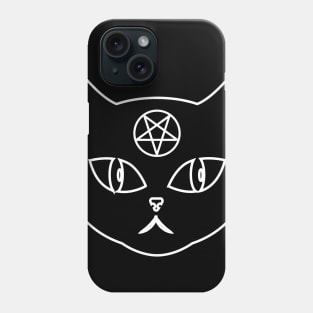 Cute Occult Satanic Cat Phone Case