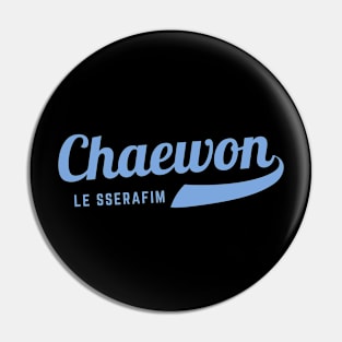 Chaewon Le Sserafim Baseball Pin