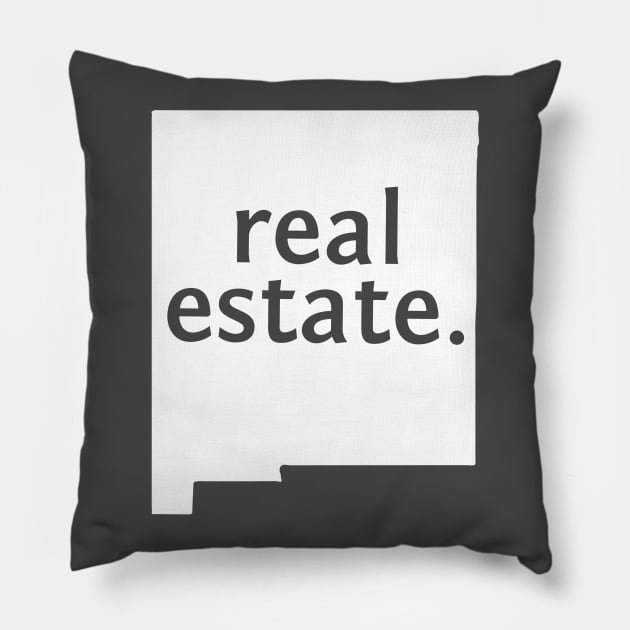 New Mexico State Real Estate T-Shirt Pillow by Proven By Ruben