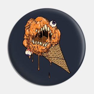 Eye Scream: Orange Sherbet Pin