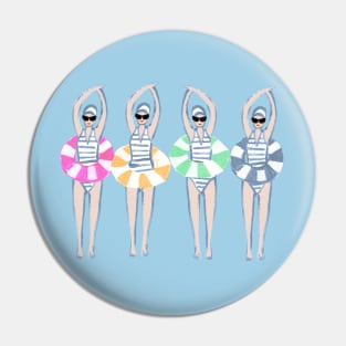 Modern Artistic Swimmers Pin