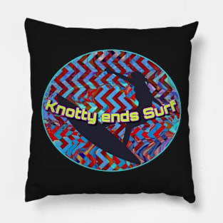 Knotty ends Surf Badge Pillow