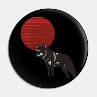 Wolf Wildlife Photography Pin