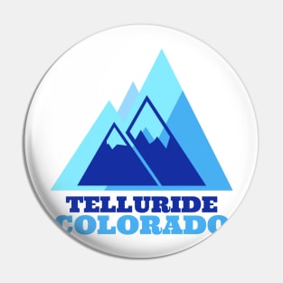 Telluride Colorado Mountain Traveler in Blue Pin