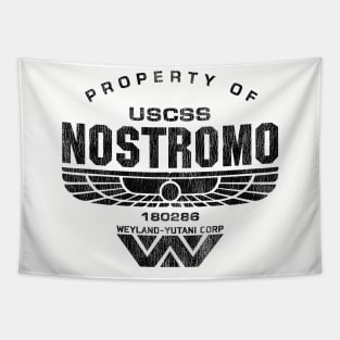 Property of USCSS Nostromo Lts Worn Tapestry