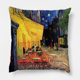 Night Cafe by Vincent van Gogh Pillow