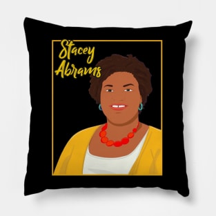 stacey abrams Pillow