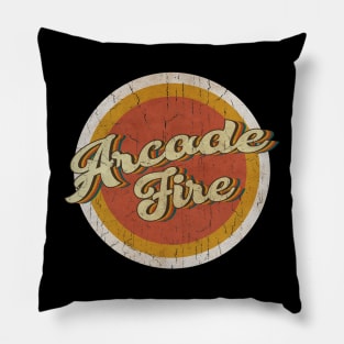 circle vintage Arcade Fire Pillow