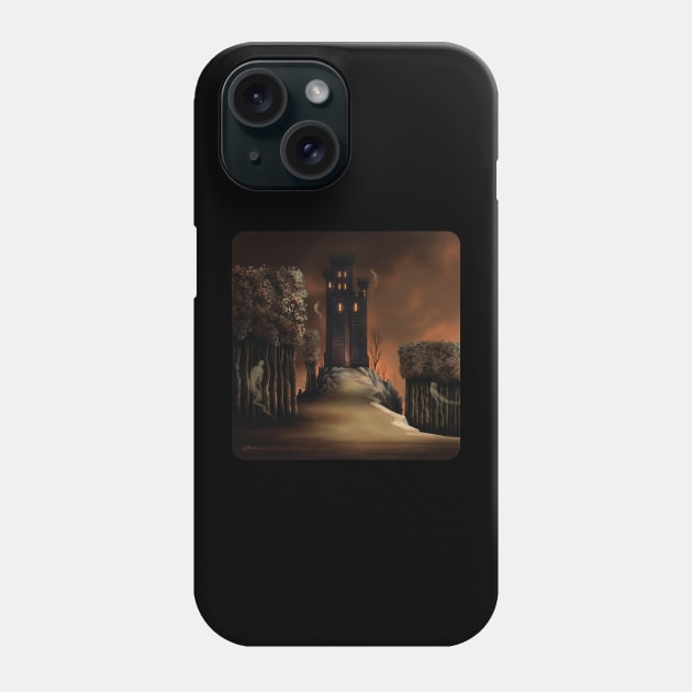 The Black Castle Phone Case by Gavin Otteson Art