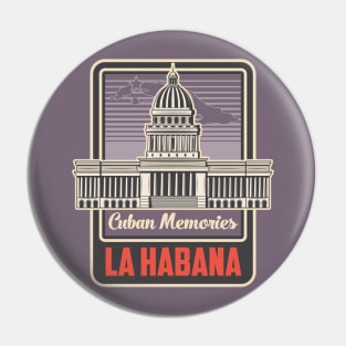 Capitolio Havana Cuba Pin