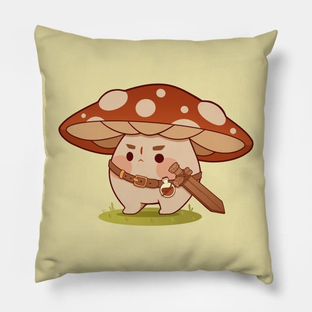 Forest Guardian Pillow by Rihnlin