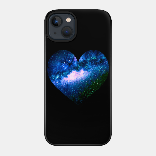 Space Heart - Space - Phone Case