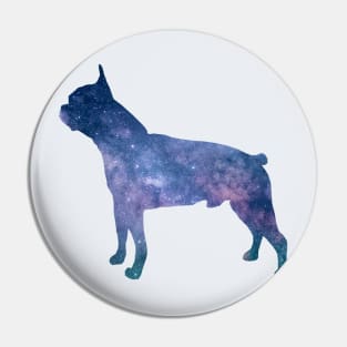 Boston Terrier Out of this World - Space Theme Dog Pin