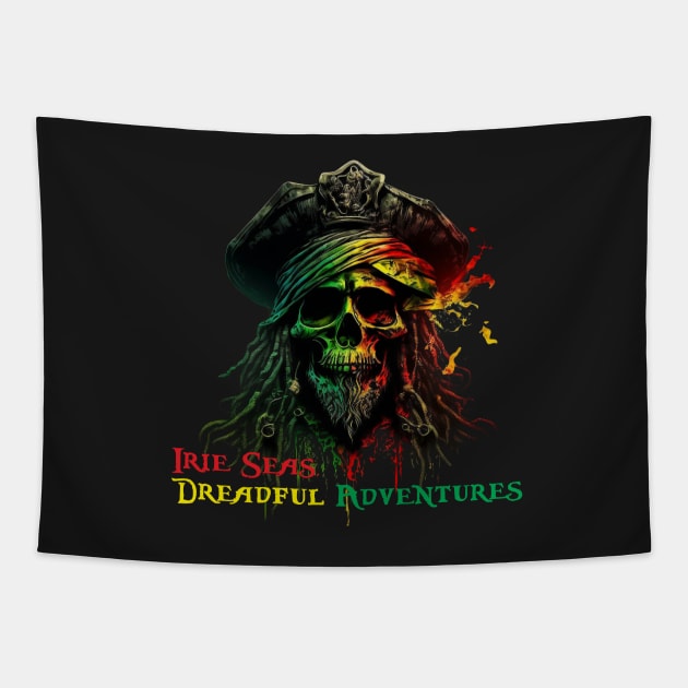 Irie Seas, Dreadful Adventures Tapestry by Abili-Tees
