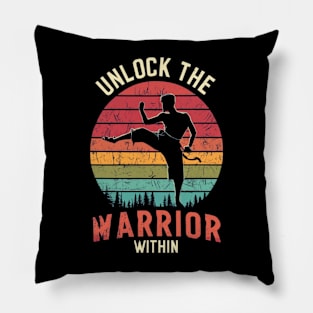 Unlock the Warrior Within - Taekwondo Pillow