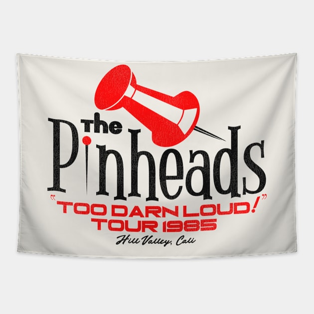 The Pinheads Too Darn Loud Tour 1985 Tapestry by darklordpug