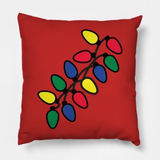 Christmas Tree Lights Pillow