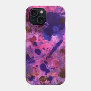 Orchid Spatter DyeBlot Phone Case