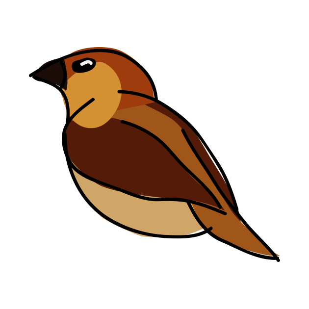 Brown Bird by DigitalShards