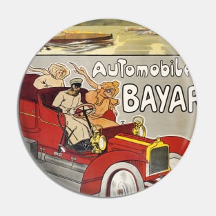 Clément Bayard Automobiles France Vintage Poster Pin