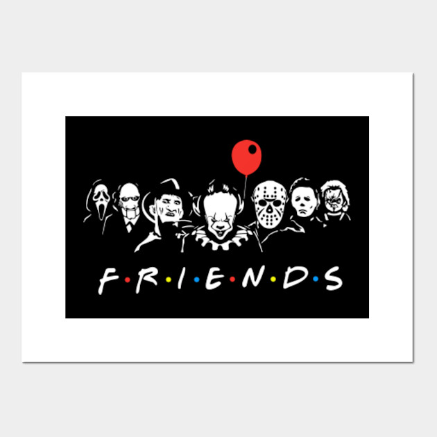 Download Halloween Horror Movie Killers Scary Friends Shirt Friends Halloween Shirt Halloween Shirt Funny Horror Squad Halloween Horror Friends Halloween Posters And Art Prints Teepublic