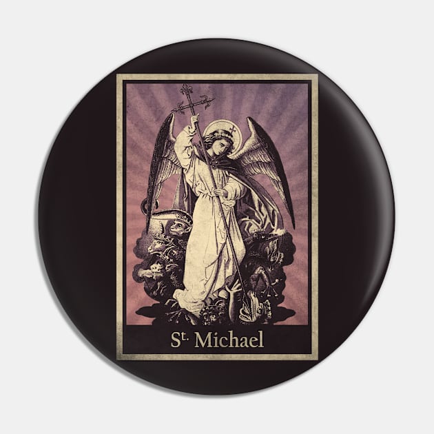 Archangel Michael Pin by Benny Bearproof