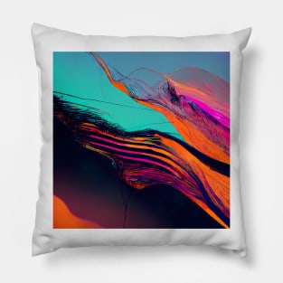 Vibrant Lines #2 Pillow