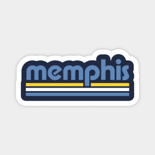 Retro Memphis Stripes Magnet