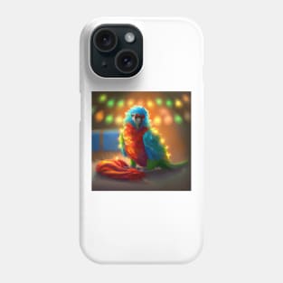 Cute Parrot Drawing Phone Case