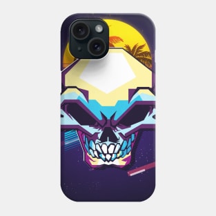 Skull retro80s Phone Case